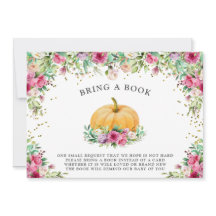 Een kleine pompoenmeisje Floral Hartelijk dank voo