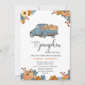 Een kleine pompoenuitnodiging voor baby shower kaart (Voorkant)
