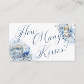 Een kleine Prince Royal Blue Shower Kusjes Informatiekaartje (Voorkant)