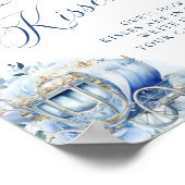 Een kleine Prince Royal Blue Shower Kusjes Poster (Hoek)