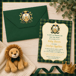 Een Kleine Prins Baby Shower voor Jongen    Kaart