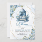 Een kleine prins is onderweg jongen baby shower kaart (Voorkant)