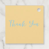 Een kleine prins is onderweg naar baby Invitation Bedankjes Labels (Achterkant)