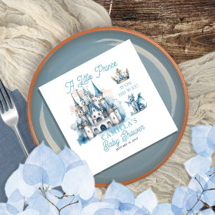 Een kleine prins is op weg jongen Baby shower Servet