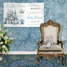 Een kleine prins is op weg jongen Baby shower