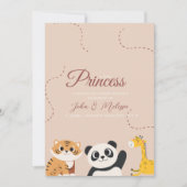 Een kleine prins komt eraan. kaart (Voorkant)