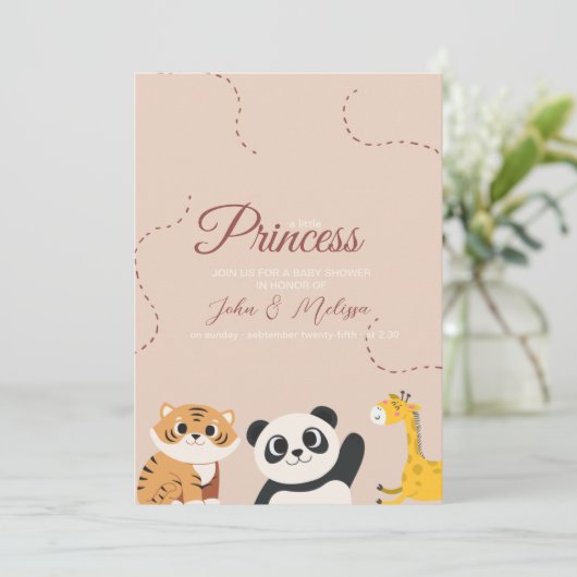 Een kleine prins komt eraan. kaart (Staand voorkant)