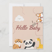 Een kleine prins komt eraan. kaart (Achterkant)