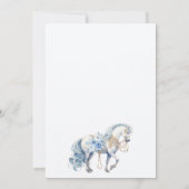 Een kleine prins koninklijk blauwe douche uitnodig kaart (Achterkant)