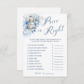 Een Kleine Prins Koninklijk Blauwe Shower De Prijs Kaart (Voorkant / Achterkant)