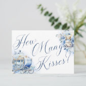 Een Kleine Prins Koninklijk Blauwe Shower Kusjes Kaart (Staand voorkant)