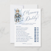 Een Kleine Prins Koninklijk Blauwe Shower Moeder o Kaart (Voorkant)