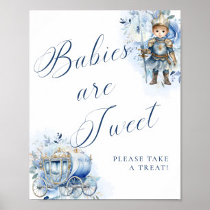 Een Kleine Prins Koninklijk Blauwe Snoepjes Poster