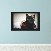 Een kleine prinses canvas afdruk (Insitu (Houten vloer))