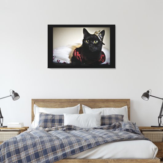 Een kleine prinses canvas afdruk (Insitu (Slaapkamer))