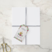 Een kleine prinses Floral Cadeaulabel (Met Touw)