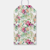 Een kleine prinses Floral Cadeaulabel (Achterkant)