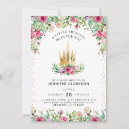 Een kleine prinses Floral Kaart