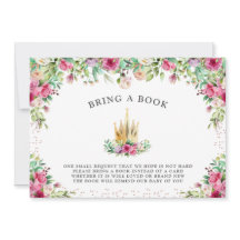 Een kleine prinses Floral neemt een boek mee