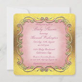 Een kleine prinses is op haar weg Etnisch Baby sho Kaart (Achterkant)