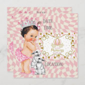 Een kleine prinses is op komst.  kaart (Voorkant / Achterkant)