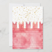 Een kleine prinses is op weg naar de kroon kaart (Achterkant)