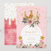 Een kleine prinses is op weg naar de kroon kaart (Voorkant / Achterkant)