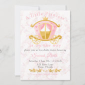 Een kleine prinses is op weg uitnodiging (Voorkant)