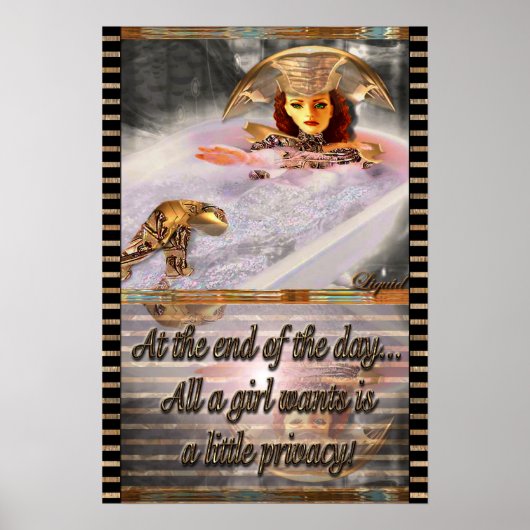 Een kleine privacy (Poster) Poster (Voorkant)