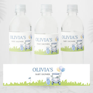 Een Kleine Putter Golf Baby Shower Waterfles Etiket