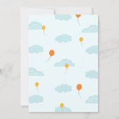 Een kleine Ray Sunshine Baby shower nodigt uit Kaart (Achterkant)