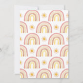 Een kleine Ray Sunshine Boho Rainbow-Baby shower Kaart (Achterkant)