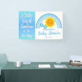 Een kleine Ray SunshineBoy Baby shower Spandoek (Beurs)