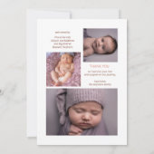 Een kleine Ray van de geboorte van Sunshine Girl Aankondiging (Achterkant)