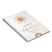 Een kleine Ray van het Sunshine Baby shower Guest Notitieboek (Rechterzijde)