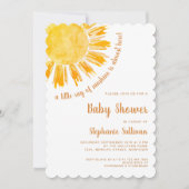 Een kleine Ray van Sunshine Boho Baby shower Kaart (Voorkant)