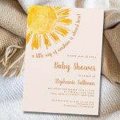 Een kleine Ray van Sunshine Boho Baby shower Kaart