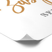 Een kleine Ray van Sunshine Boho Rainbow Welkomstb Poster (Hoek)