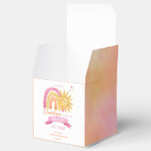 Een kleine Ray van Sunshine Girl Baby shower Bedankdoosjes (Geopend)