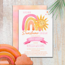 Een kleine Ray van Sunshine Girl Baby shower