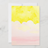 Een kleine Ray van zonneschijnkinderen, Birthday P Kaart (Achterkant)