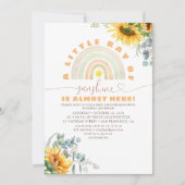 Een kleine Ray zonneregenboogHerfst Baby shower Kaart (Voorkant)