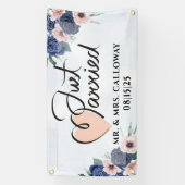 Een kleine Retro gewoon gehuwde autobanner Spandoek (Verticaal)