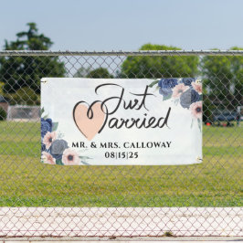 Een kleine Retro gewoon gehuwde autobanner Spandoek