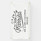 Een kleine Retro gewoon gehuwde autobanner Spandoek (Verticaal)