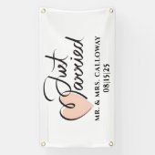 Een kleine Retro gewoon gehuwde autobanner Spandoek (Verticaal)