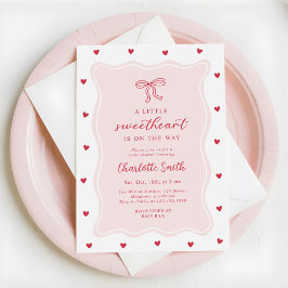 Een kleine schat Valentijnsboog babyfeestje Kaart