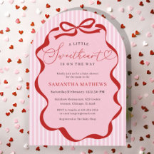 Een kleine schat van een Valentijns baby shower