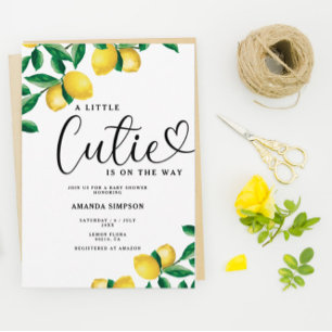 Een kleine schatje baby shower kaart