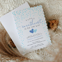 Een kleine schatje Valentijn Baby shower nodigt ui